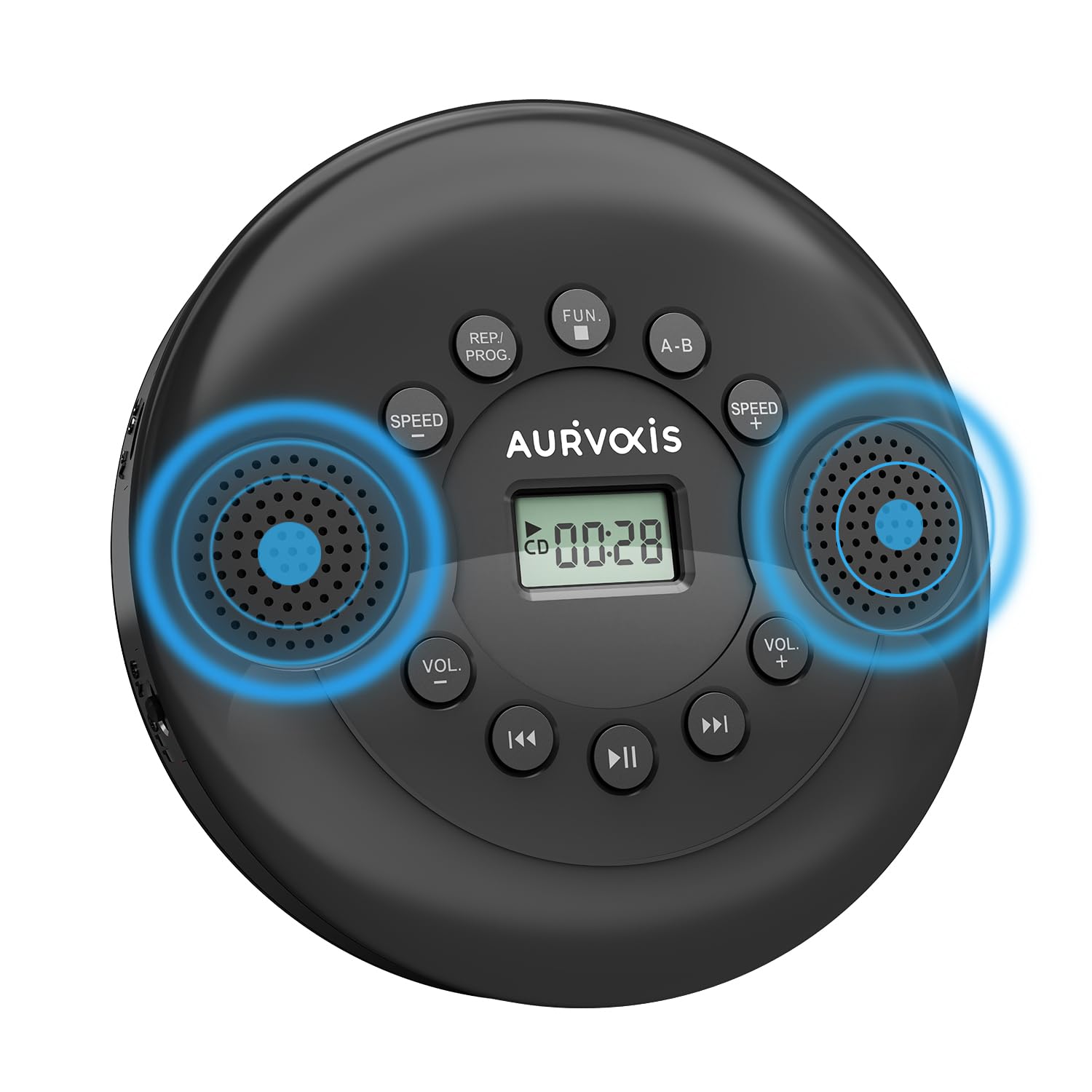 TravelTone Portable Boombox with Bluetooth Speakers