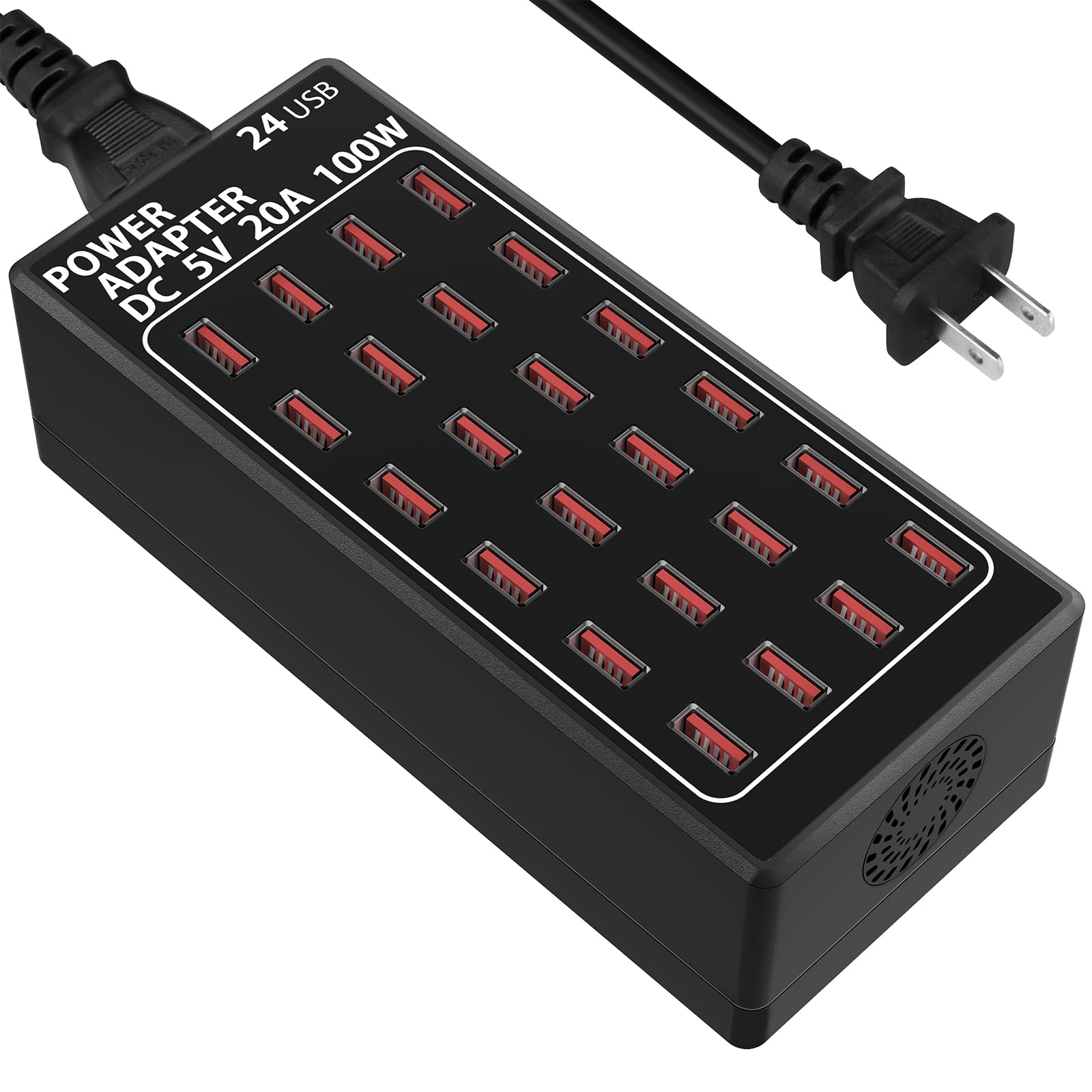 HyperCharge Hub - 24 USB Ports for Multi-Device