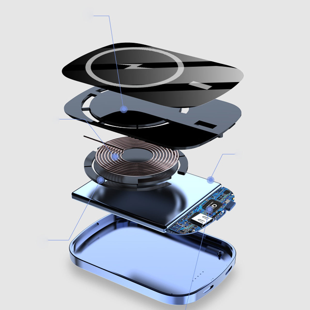 MagnoCharge Slim Wireless Power Bank